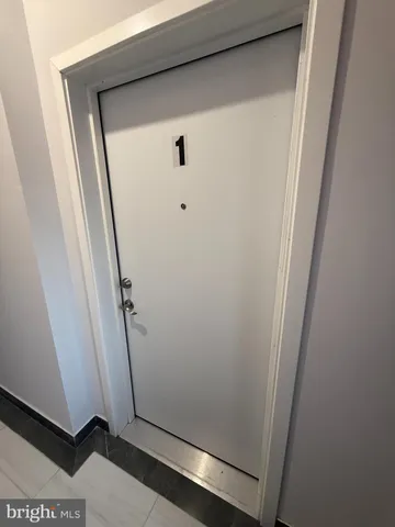 a view of front door