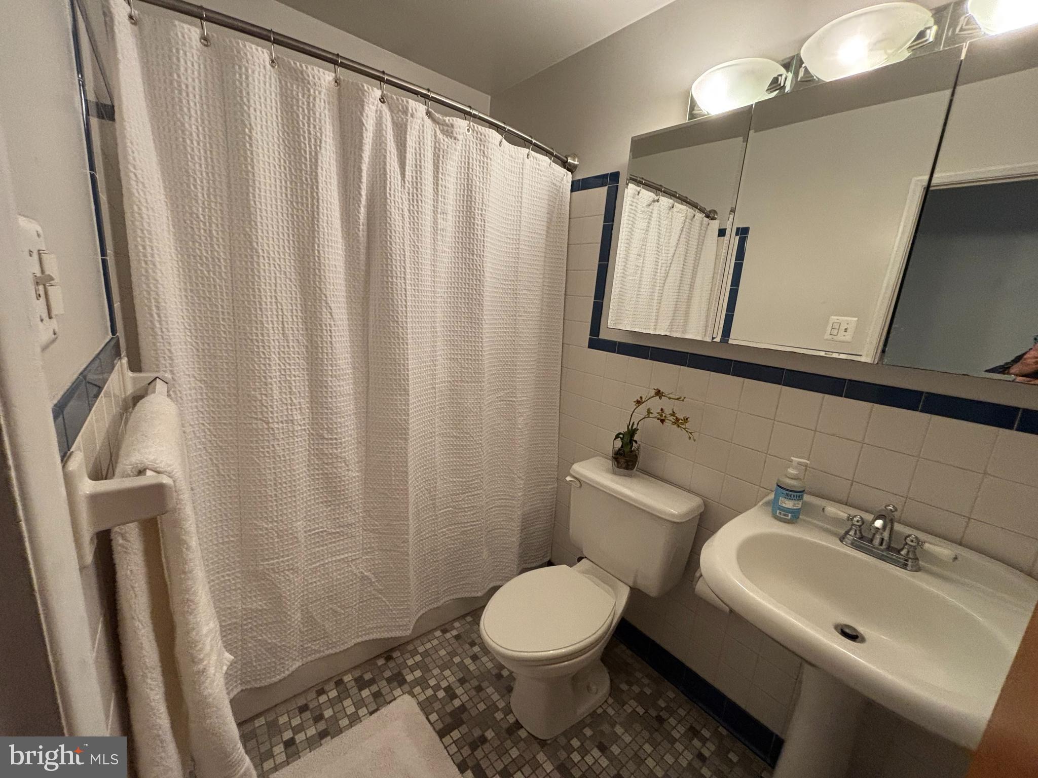 9221 Spring Valley Road Ellicott City, MD 21043 - Photo 26 of 47 a bathroom with a sink toilet and shower