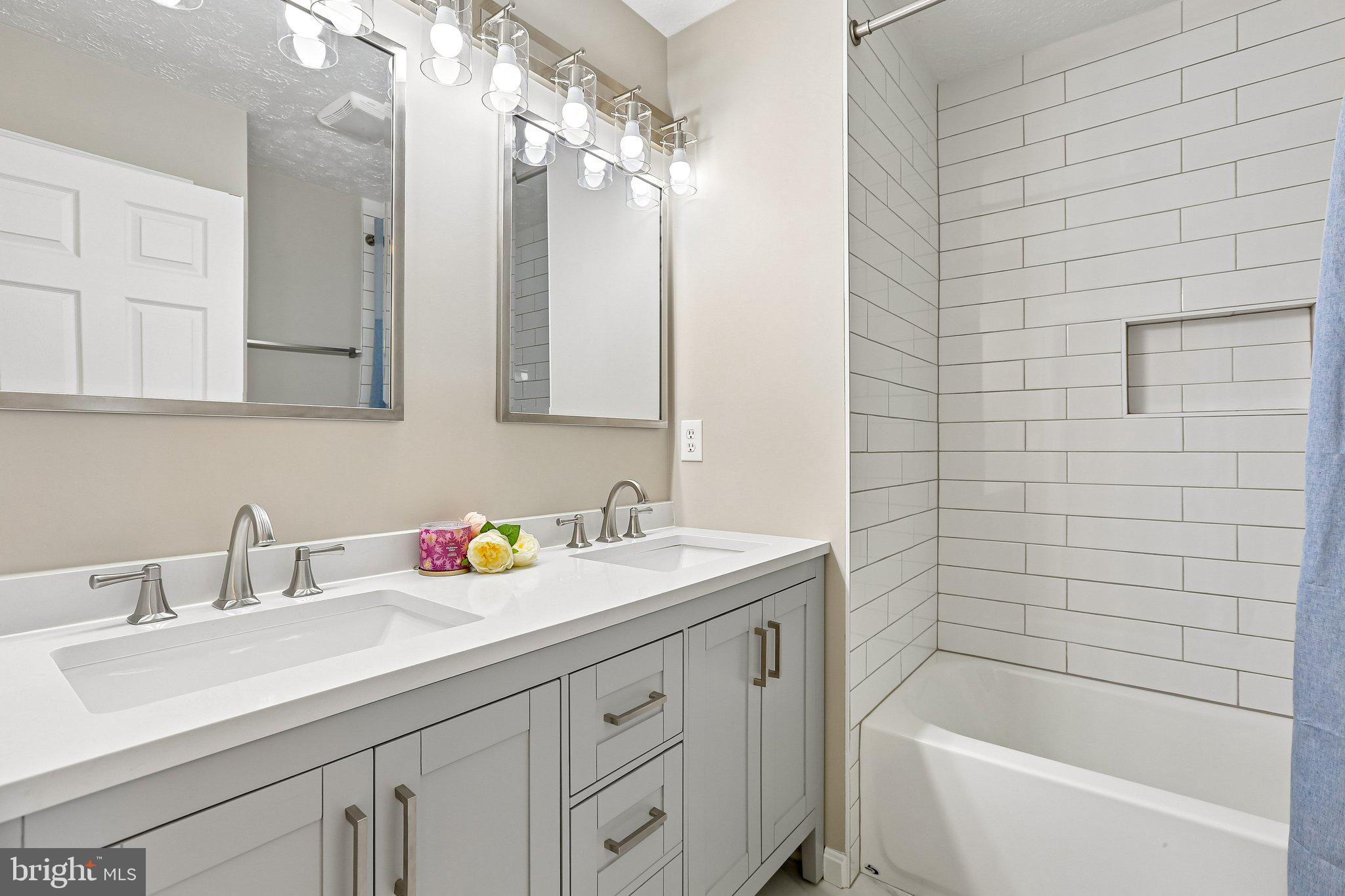 3157 Pyramid Circle Manchester, MD 21102 - Photo 28 of 67 Updated Hall Bathroom with 2 Sink Vanity!