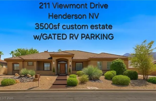 $1,000,000 | 211 Viewmont Drive, Henderson, NV 89015