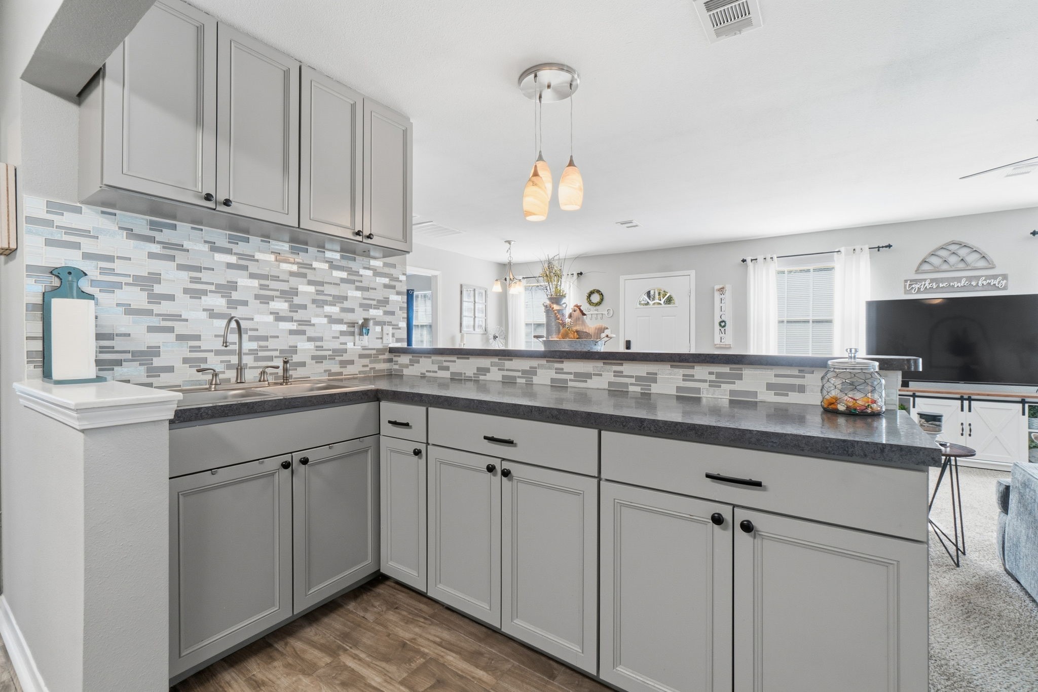 192 Miller Road Livingston, TX 77351 - Photo 18 of 36 a kitchen with a sink cabinets and window