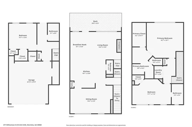 $420,000 | 477 Williamson Street Southeast, Marietta, GA 30060