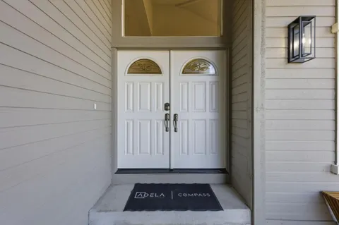 a view of front door