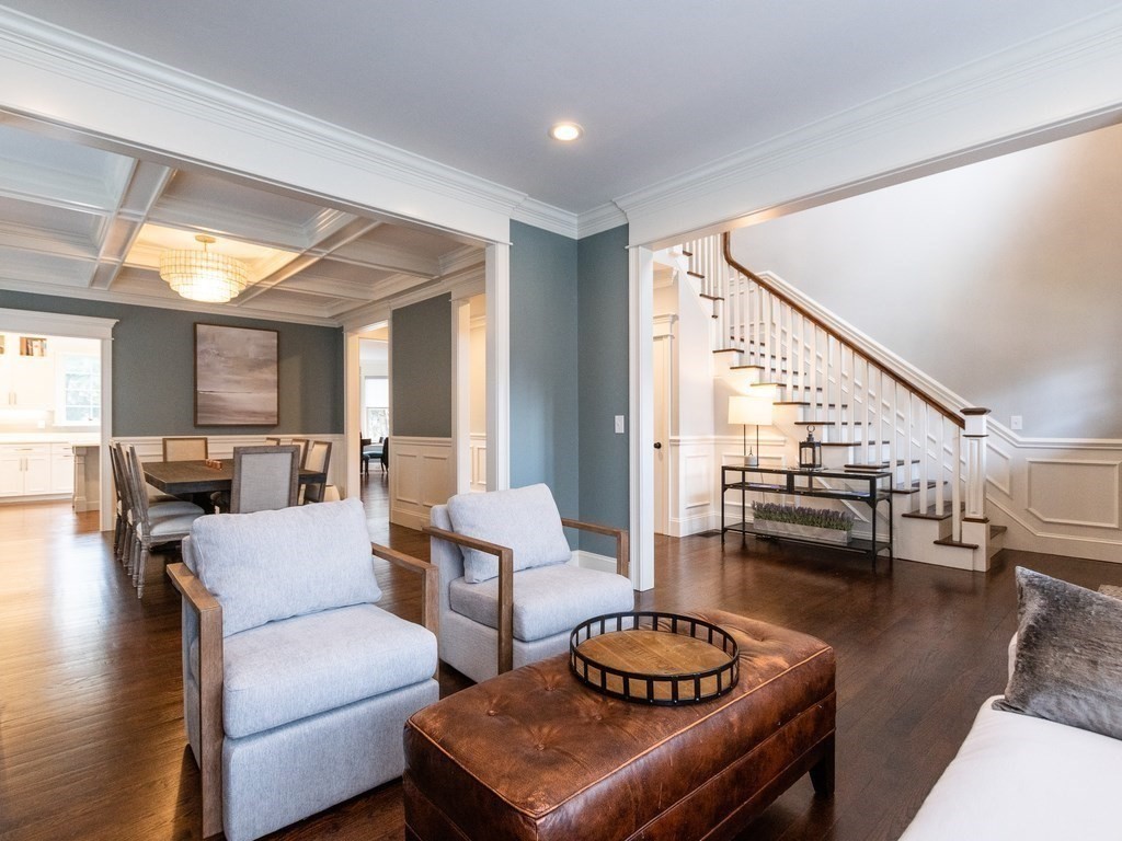 1708 Great Plain Avenue Needham, MA 02492 - Photo 5 of 34 a living room with furniture and a wooden floor