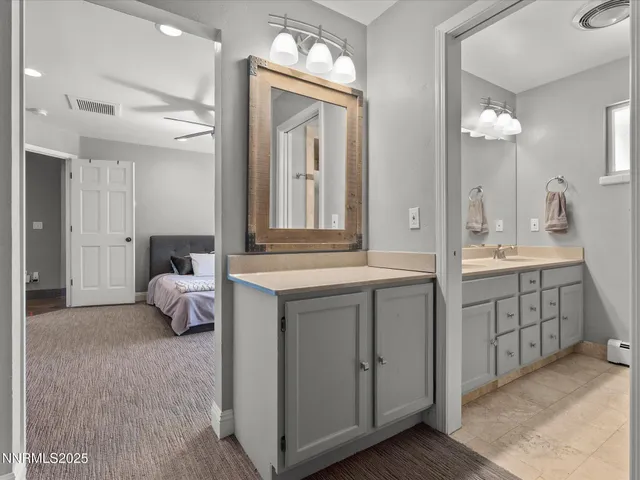 a view of a terrace with a garden