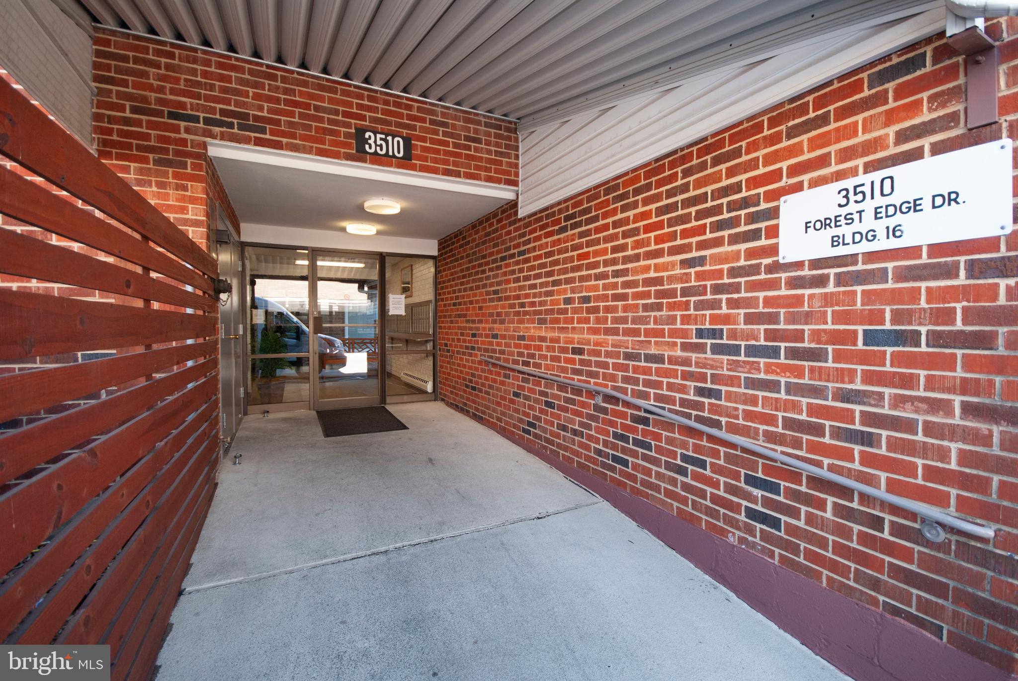 3510 Forest Edge Drive, Unit 2D Silver Spring, MD 20906 - Photo 3 of 5 Building Entrance