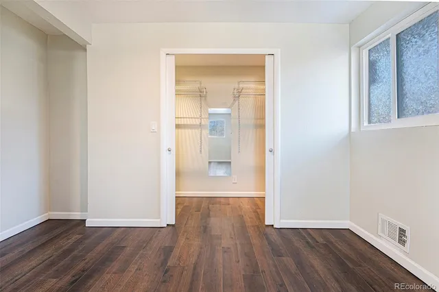 wooden floor in a room