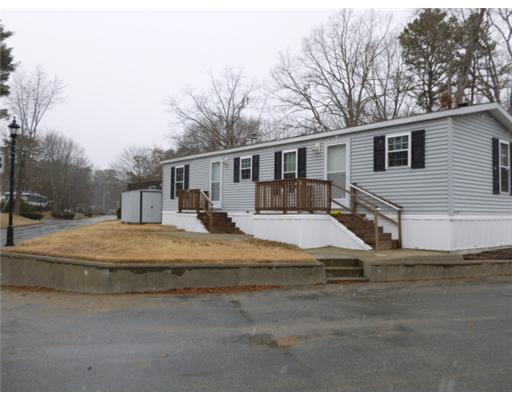 Exterior Front. corner lot, shed on property, street parking, or park in community lot 1 street over