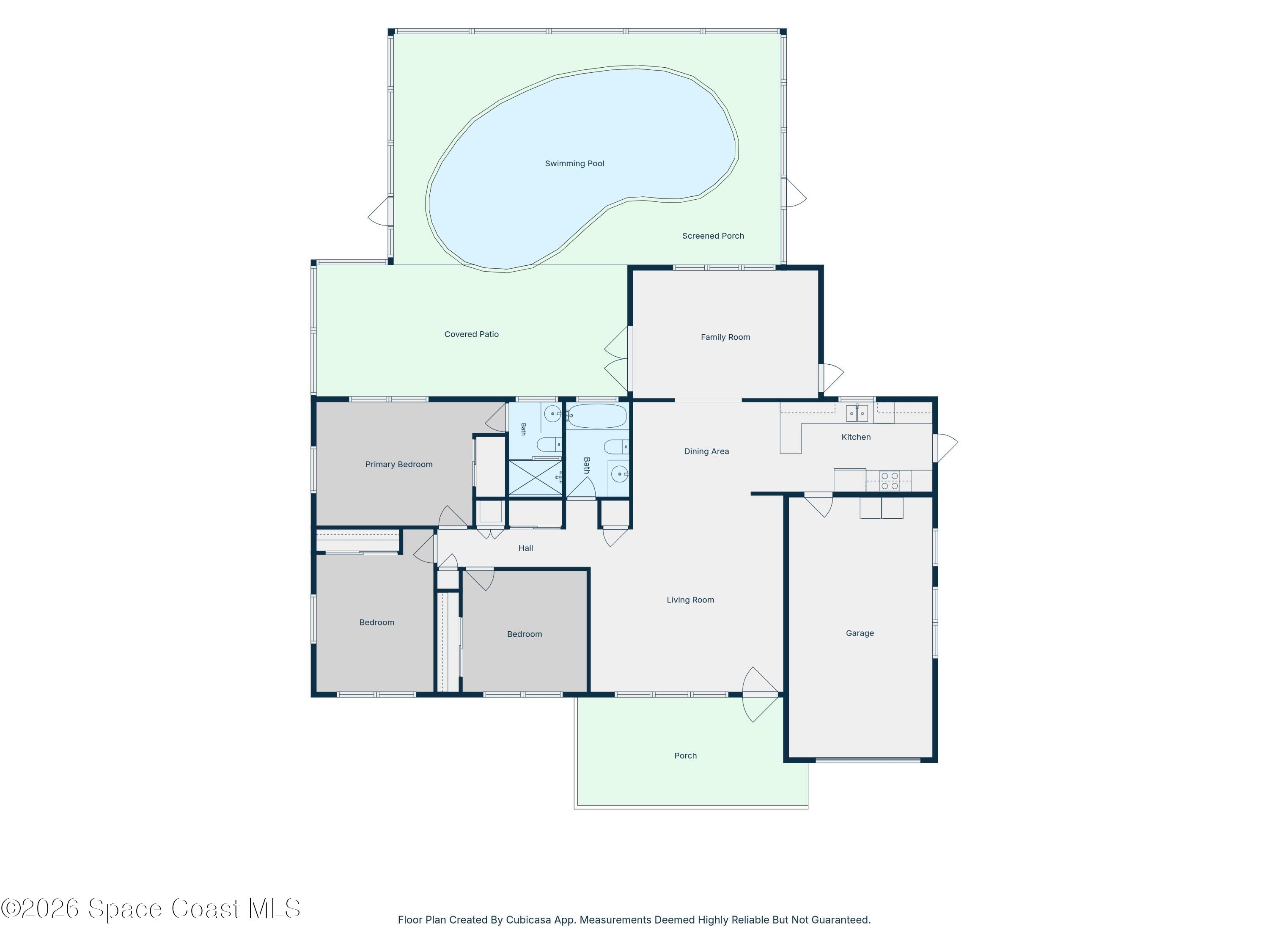 335 Brewster Road Indialantic, FL 32903 - Photo 33 of 33 Floor Plan
