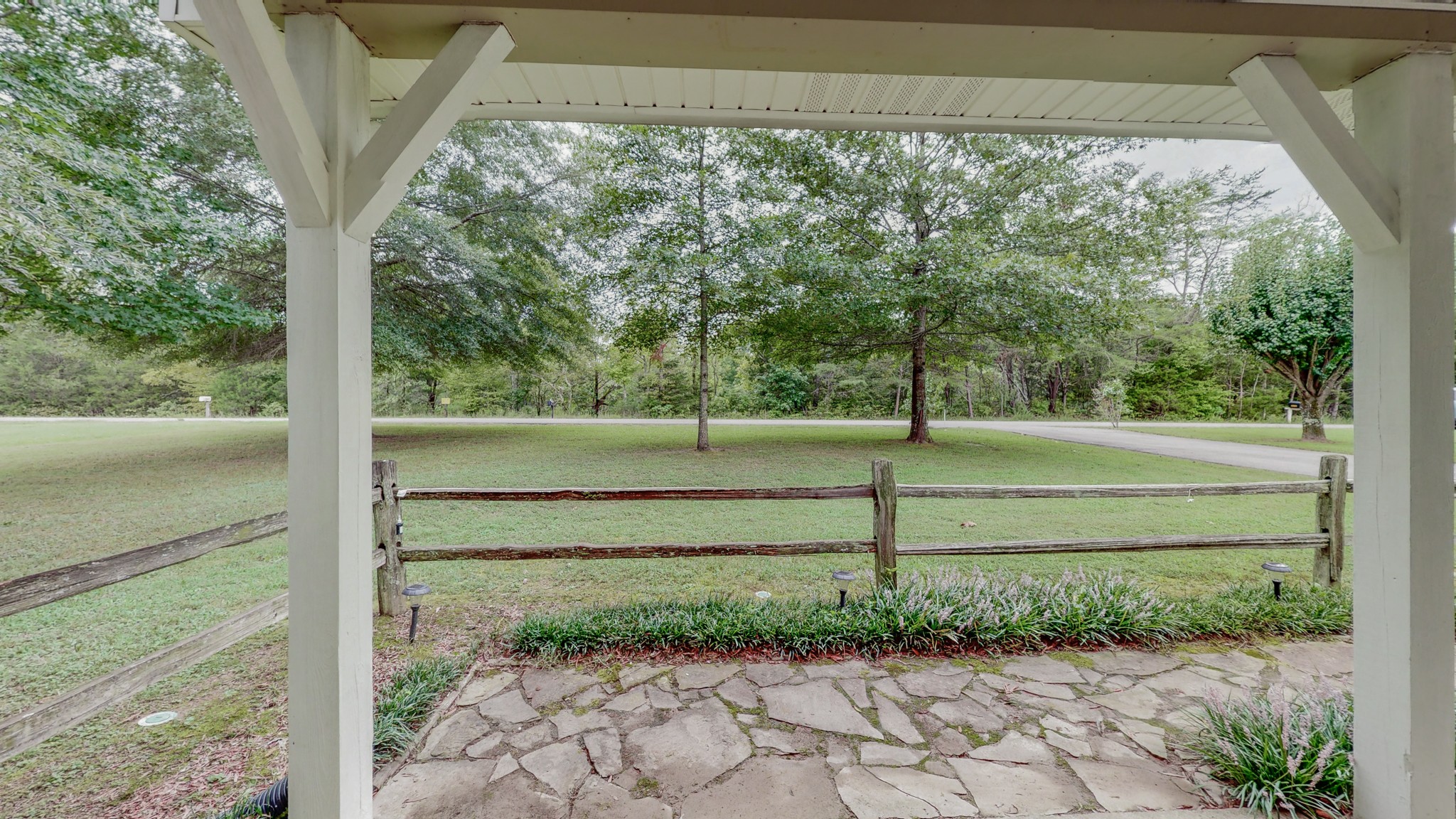 1243 White Road Bon Aqua, TN 37025 - Photo 41 of 42 a view of a back yard from a balcony