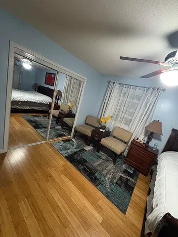 a room with furniture