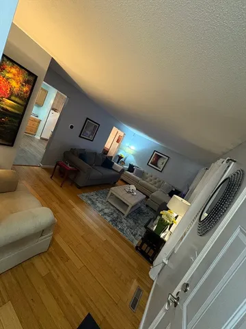 a view of kitchen with furniture