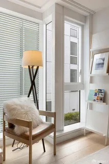 a view of livingroom and furniture