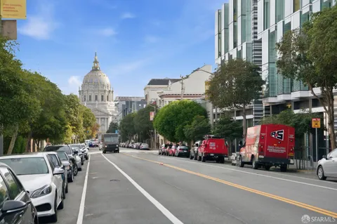 a view of street with cars