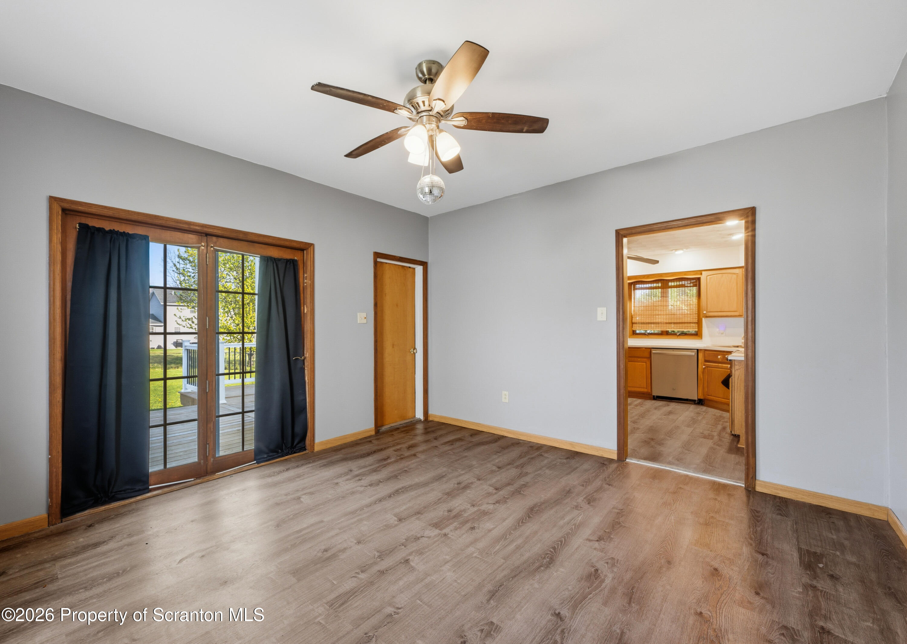 435 Foote Avenue Duryea, PA 18642 - Photo 12 of 51 wooden floor in an empty room with a window