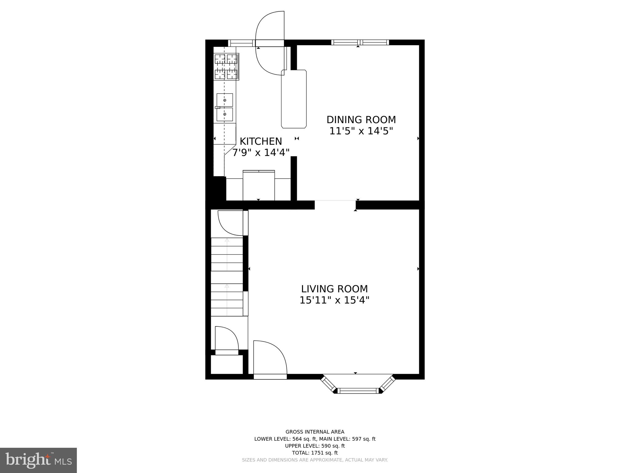 822 Cooks Lane Baltimore, MD 21229 - Photo 32 of 32 Floor Plan