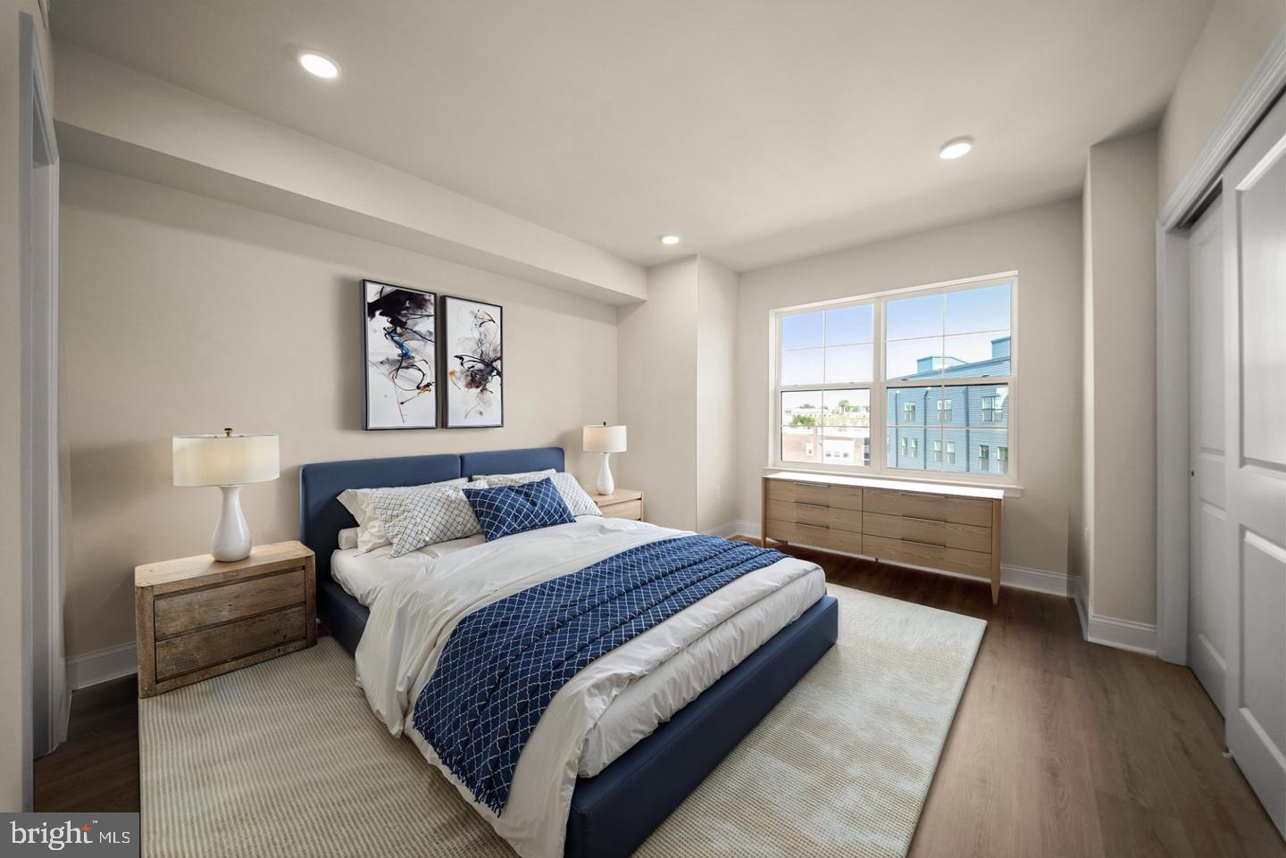 2709 Priya, Unit A76 Philadelphia, PA 19131 - Photo 17 of 29 Bright and airy modern bedroom retreat.