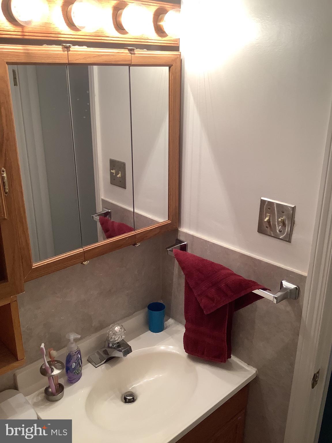 1902 Barry Road Baltimore, MD 21222 - Photo 16 of 34 a bathroom with a sink and a mirror