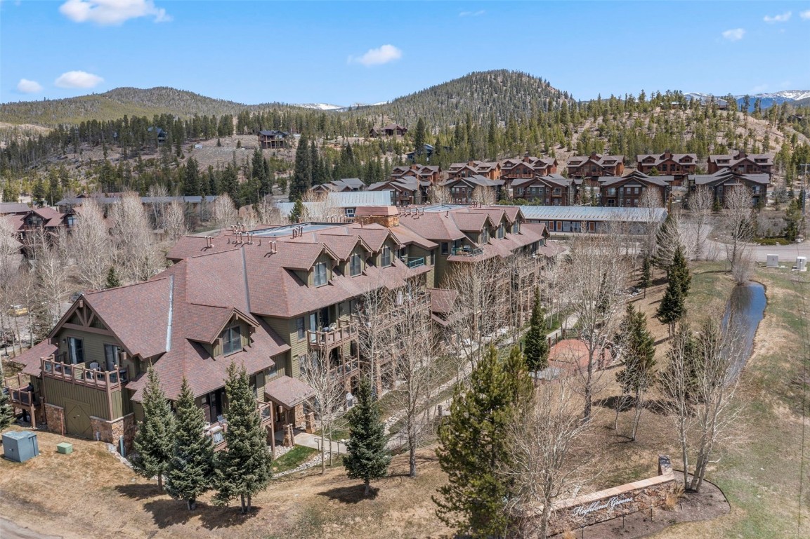 34 Highfield Trail, Unit 209 Breckenridge, CO 80424 - Photo 17 of 24 a view of a town with mountains in the background