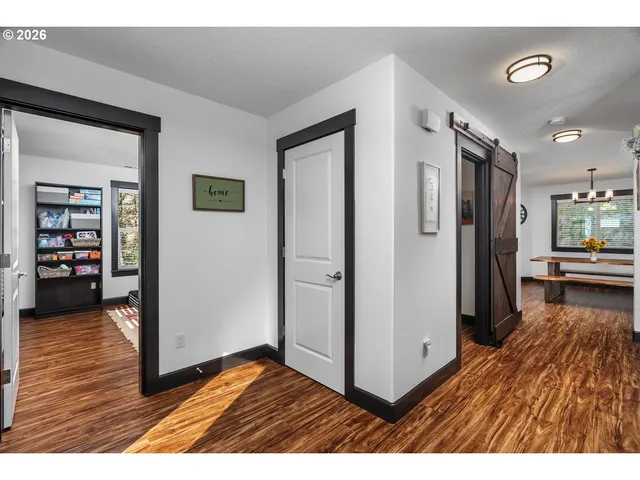a view interior of a house and wooden floor