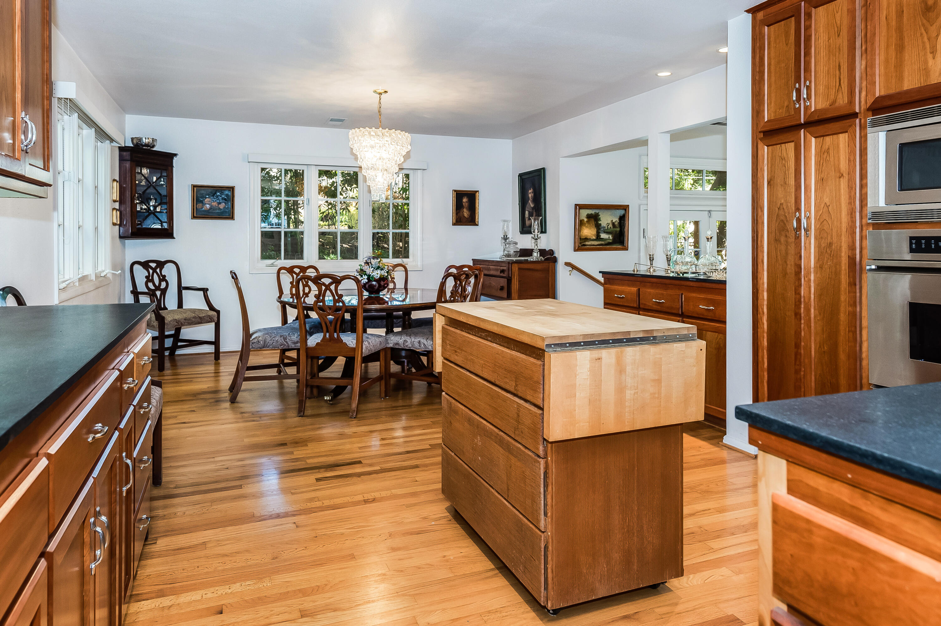 0 Hermosillo Road Montecito, CA 93108 - Photo 5 of 10 a living room with stainless steel appliances granite countertop sink dining table and chairs