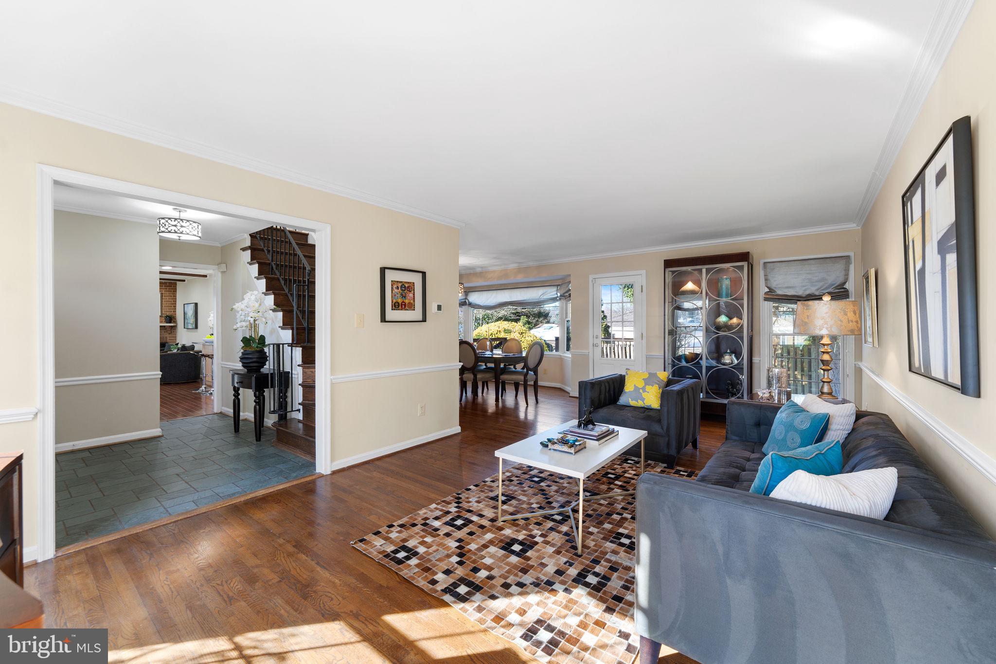 6140 Ramshorn Drive McLean, VA 22101 - Photo 14 of 72 a living room with furniture and wooden floor
