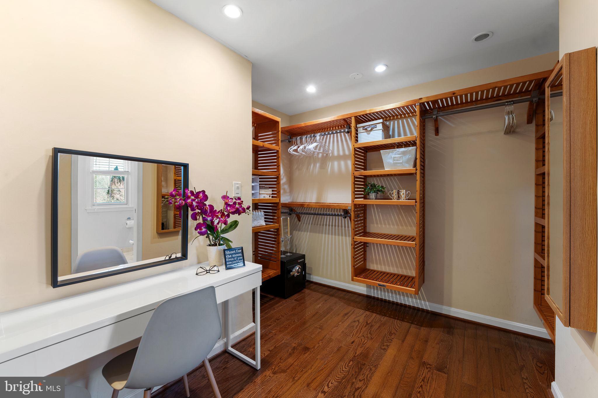 6140 Ramshorn Drive McLean, VA 22101 - Photo 33 of 72 a workspace with furniture wooden floor and a window
