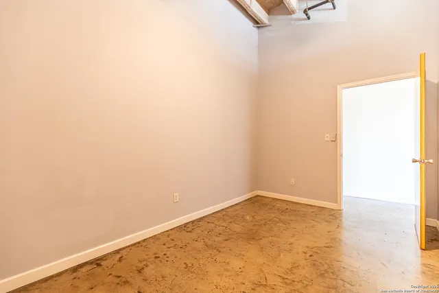 a view of a small space