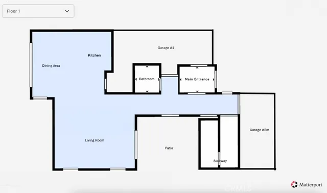 a picture of a very nice looking hallway