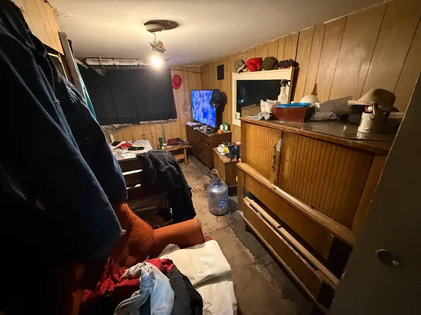 a view of water heater room