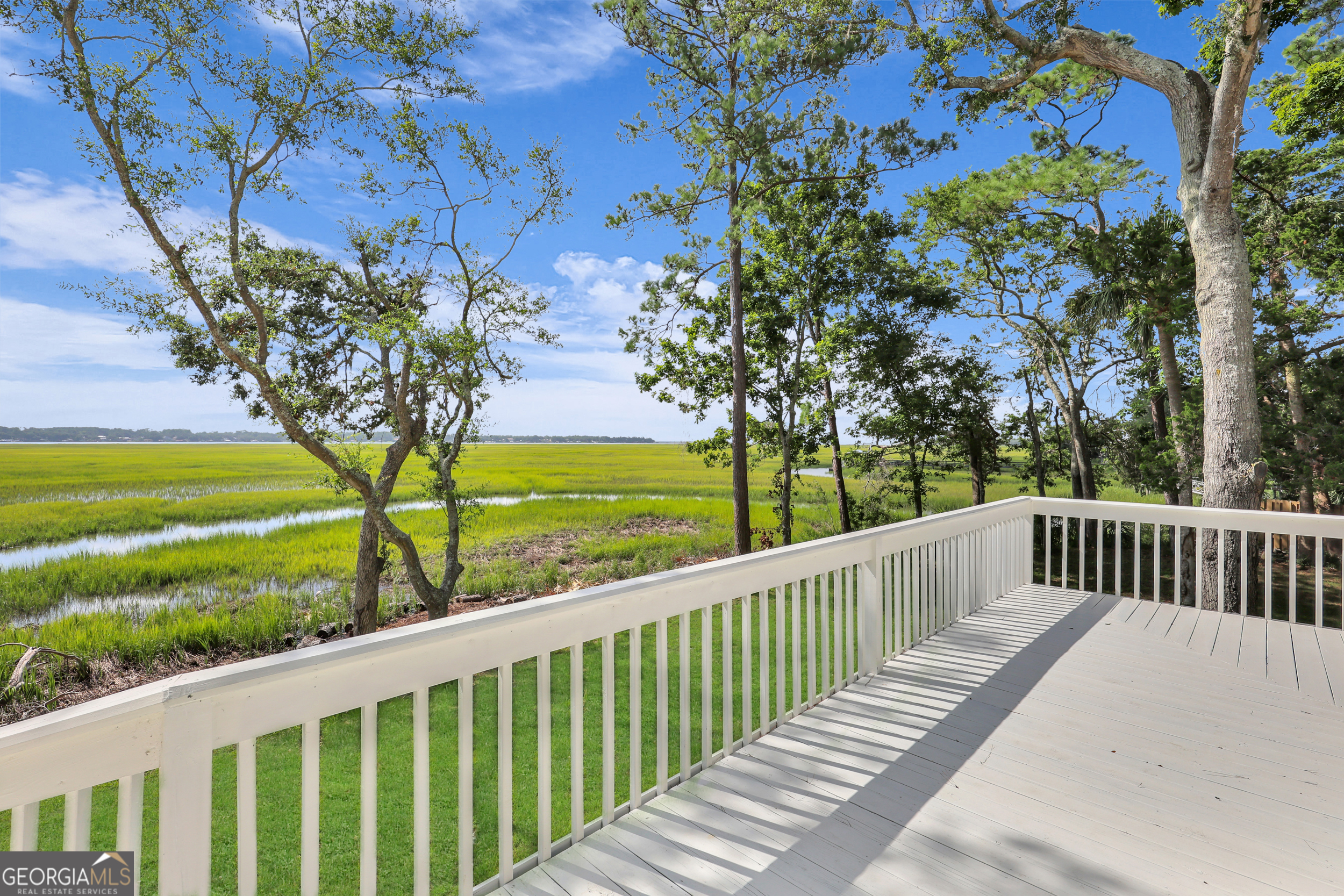 18 Modena Island Drive Savannah, GA 31411 - Photo 36 of 48 a view of a garden with wooden fence