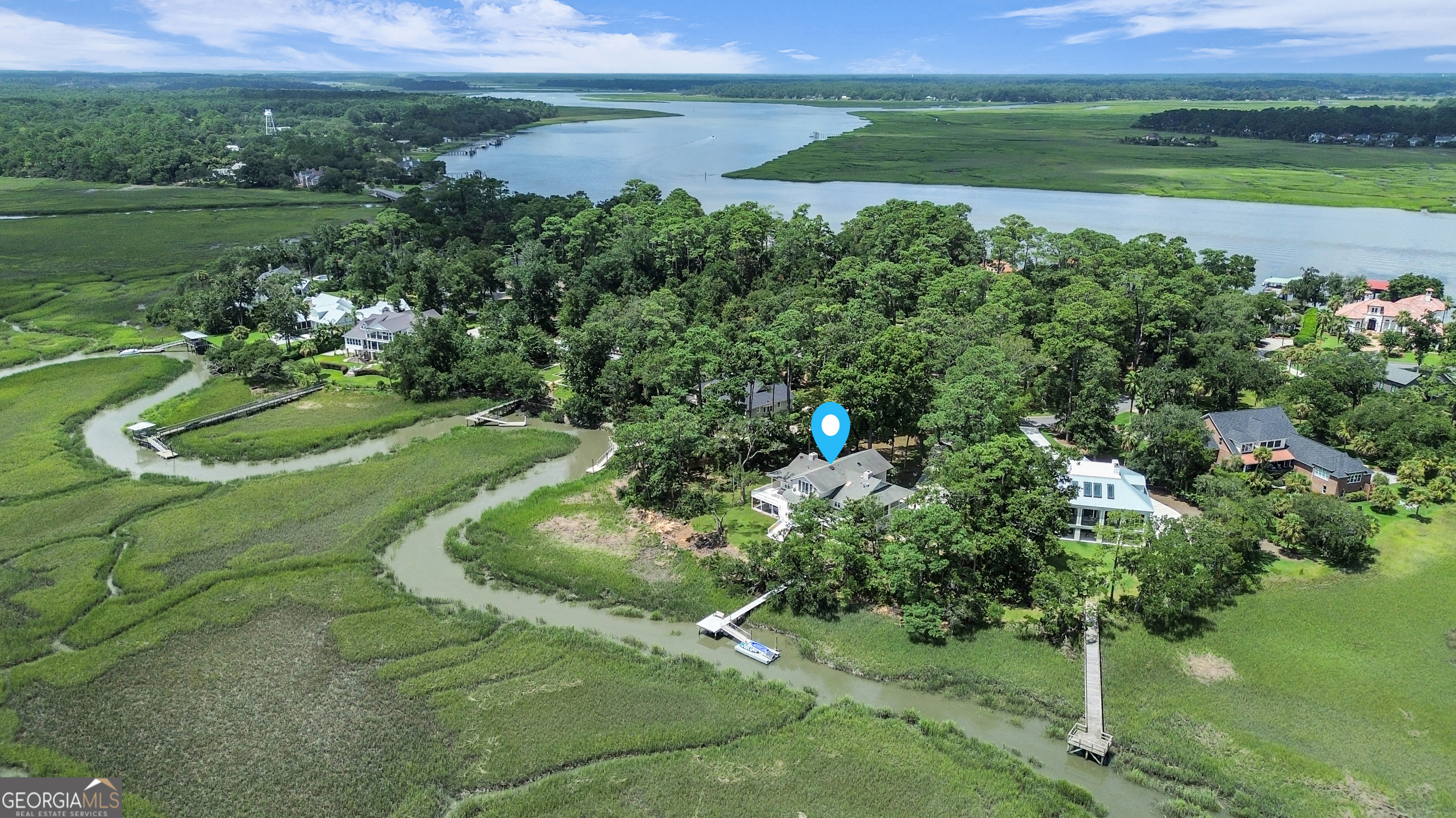 18 Modena Island Drive Savannah, GA 31411 - Photo 43 of 48 a view of a garden with a lake