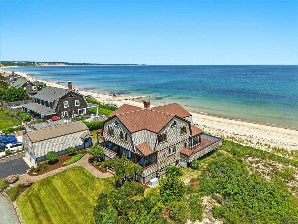 45 Phillips Road Bourne, MA 02562 - Photo 2 of 42 an aerial view of a house with a ocean view