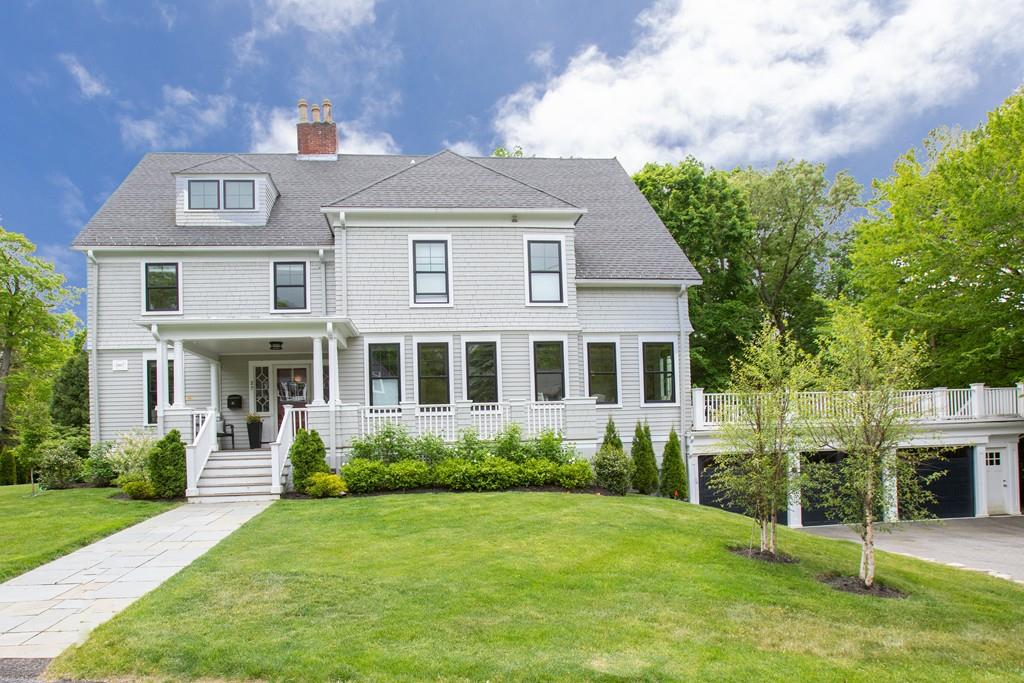 27 Livermore Road Wellesley, MA 02481 - Photo 1 of 36 a front view of a house with a yard