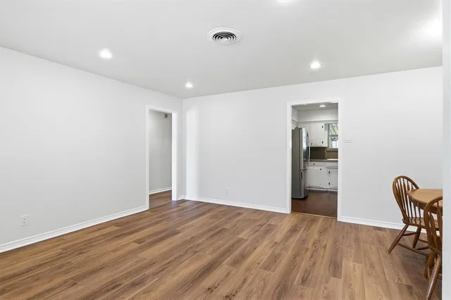 a view of livingroom with hardwood