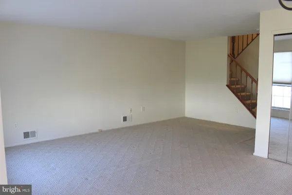 a view of an empty room