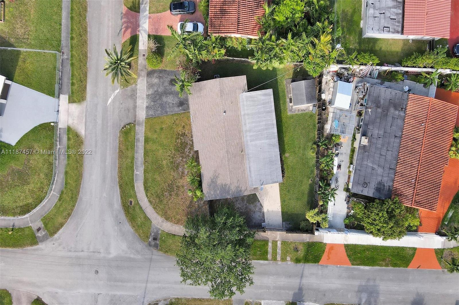 10401 Southwest 53rd Street Miami, FL 33165 - Photo 53 of 53 an aerial view of a house with outdoor space and a garden