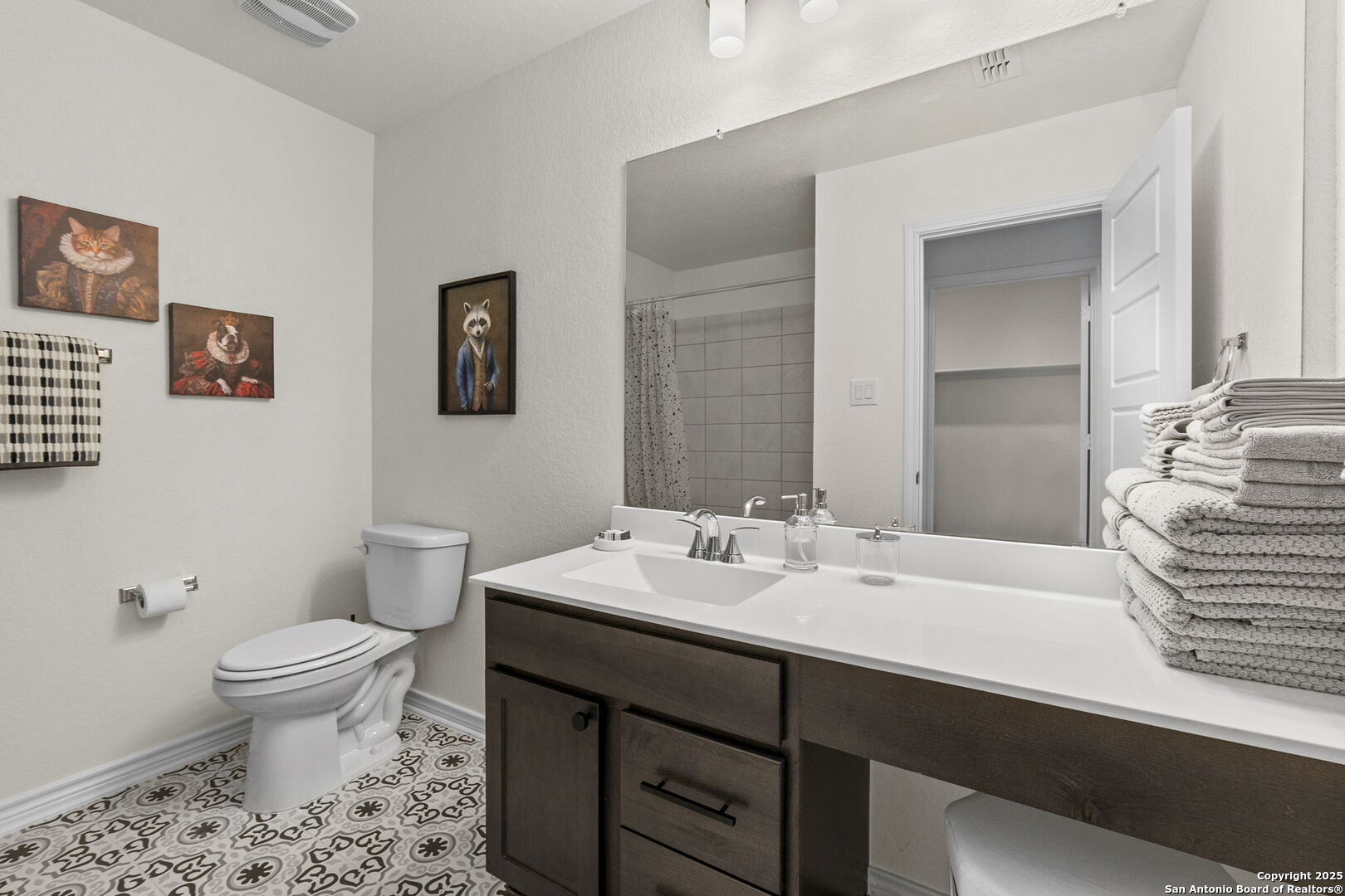 14839 Vance Jackson Road, Unit 1101 San Antonio, TX 78249 - Photo 18 of 31 a bathroom with a sink and a toilet