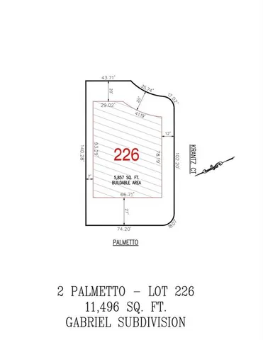 $699,000 | Lot 226 Krantz Court, Kenner, LA 70065
