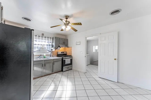 a view of a electric appliances in a kitchen