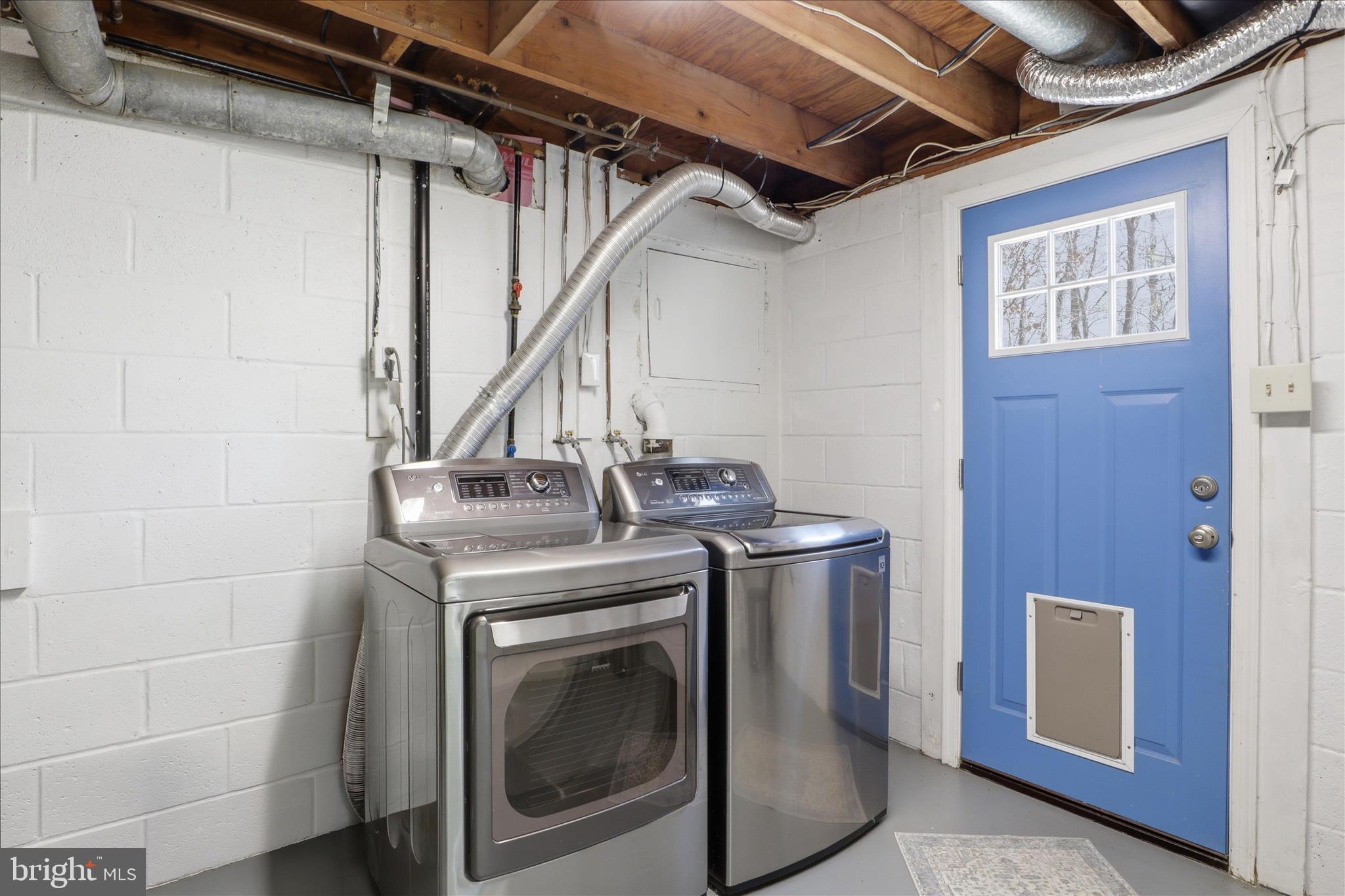 8109 Overton Court Springfield, VA 22153 - Photo 30 of 38 a utility room with dryer and washer