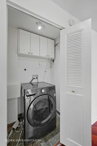 a washer and dryer