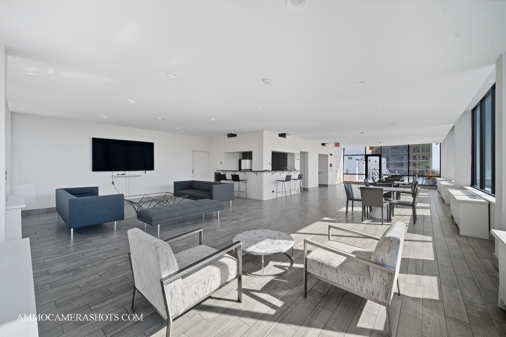 222 East Pearson Street, Unit 1406 Chicago, IL 60611 - Photo 28 of 30 a living room with furniture and a flat screen tv