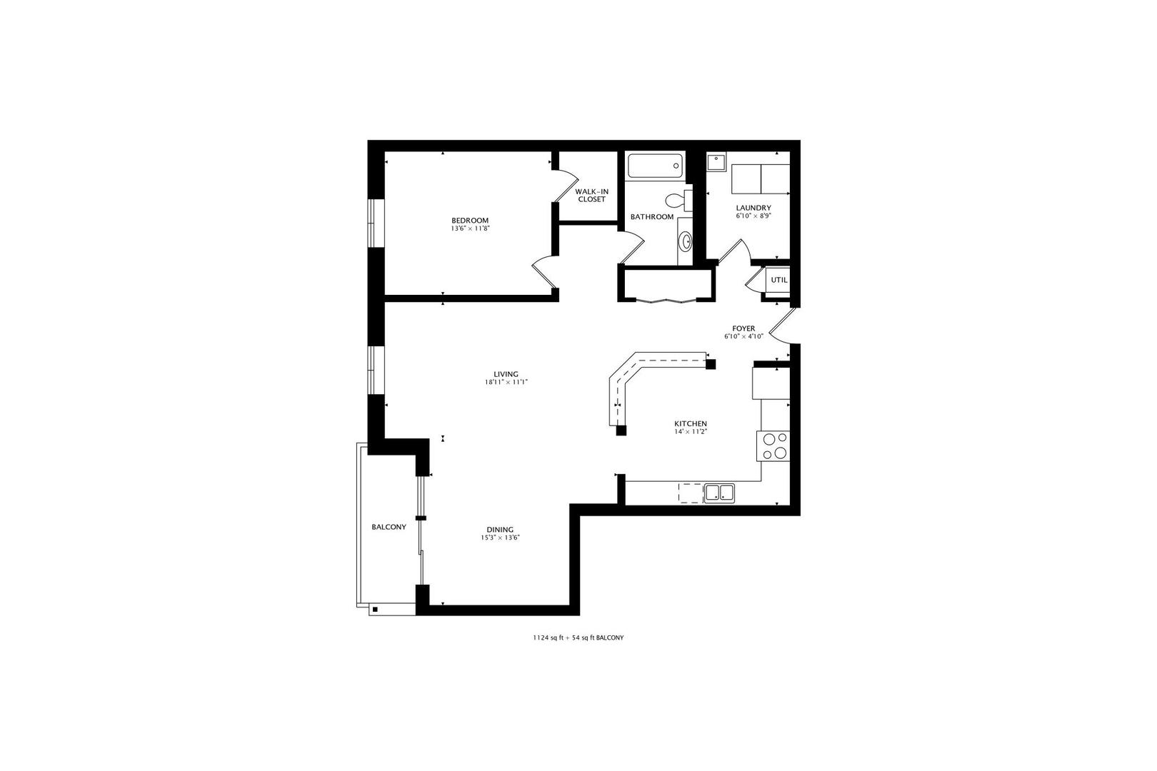 500 East St Charles Road, Unit 510 Lombard, IL 60148 - Photo 28 of 28 a picture of floor plan