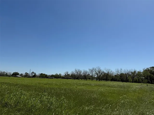 a view of a grassy field