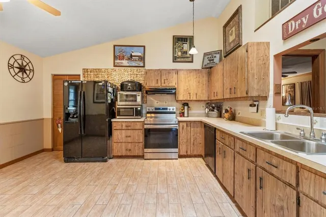 a view of an chairs in the room