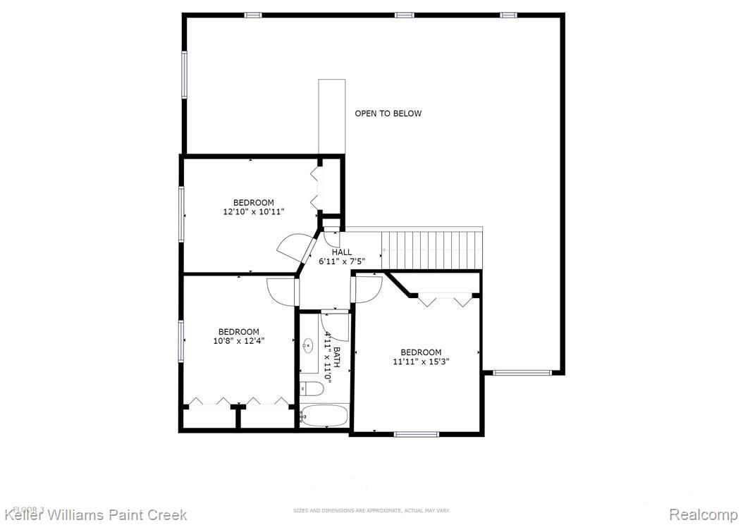 1400 Army Road Leonard, MI 48367 - Photo 55 of 56 Floor Plan Upper Level-edited.jpg