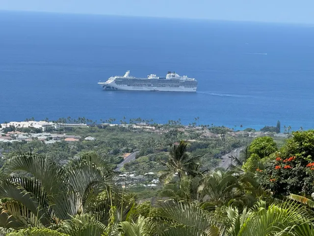 a view of an ocean and beach