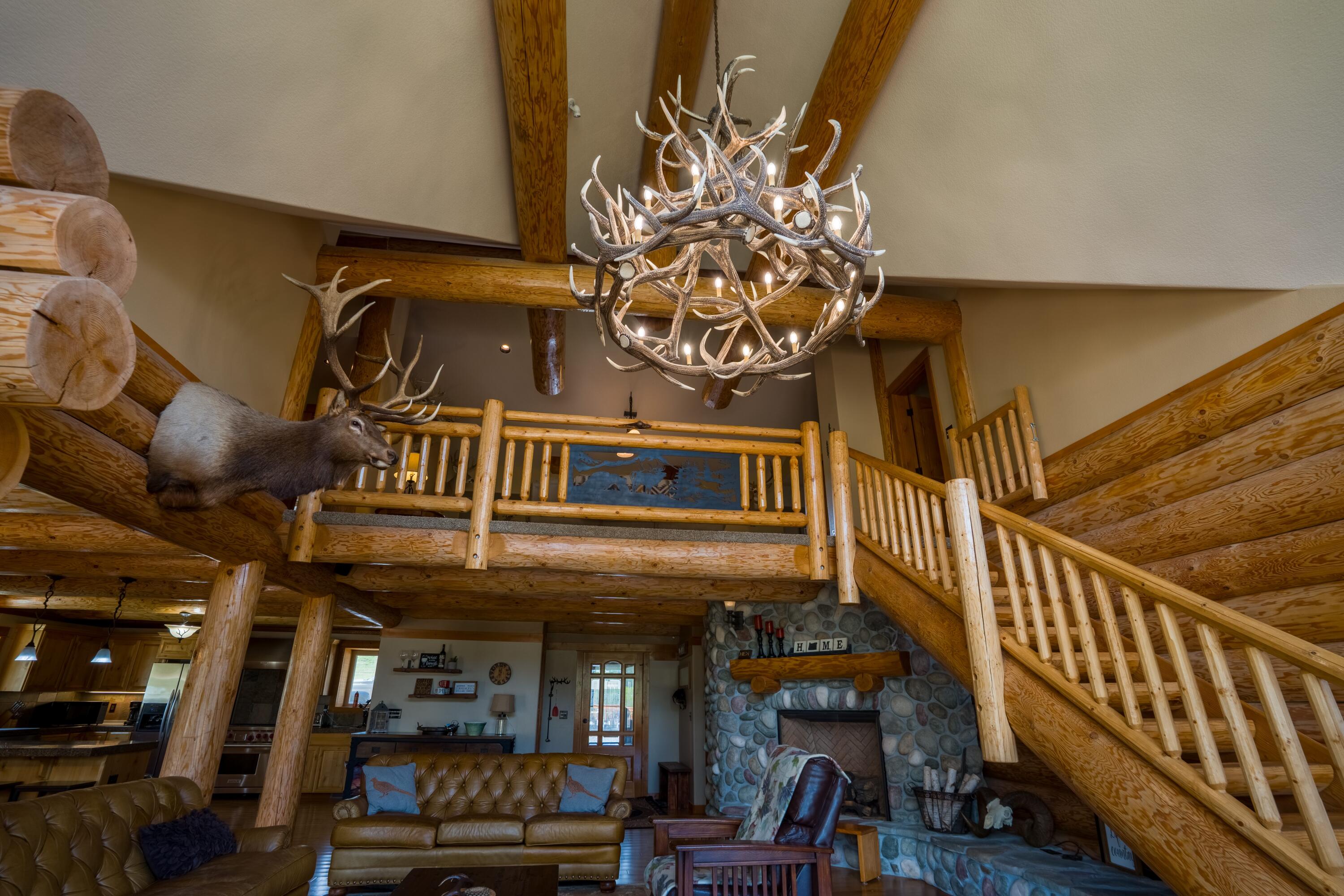 53232 Upper Rhea Creek Road Heppner, OR 97836 - Photo 11 of 40 antler chandelier view oregon thorn cree