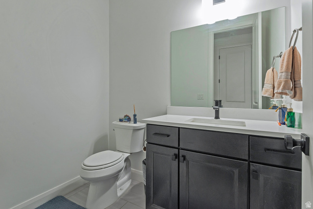 11694 Engelmann Drive Draper, UT 84020 - Photo 32 of 41 Bathroom with vanity and light tile patterned floors